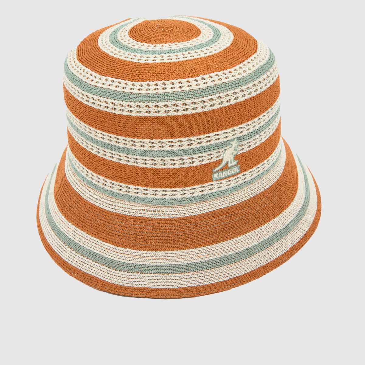 KANGOL Stripe Bucket Hat in Multi KANGOL Stripe Bucket Hat 1