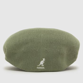 KANGOL Light Green Tropic 504 Flat Cap Caps and Hats