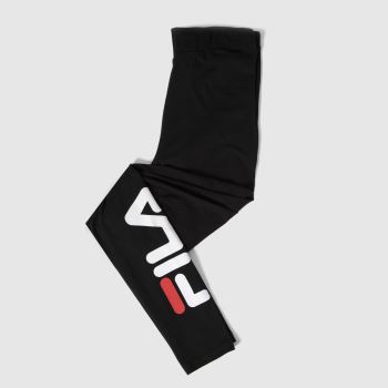 clothing fila black & white avril legging clothing fila black & white avril legging