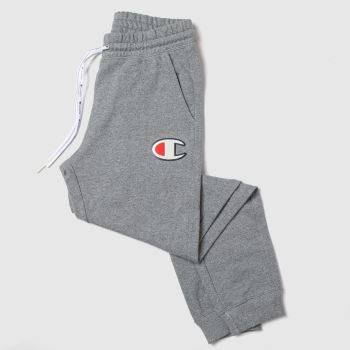 clothing Champion grey rib cuff pants clothing Champion grey rib cuff pants