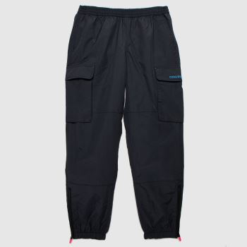 Converse black & navy woven cargo joggers Converse black & navy woven cargo joggers