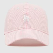 New Era Kids 9TWENTY Seersucker Cap in Pale Pink New Era Kids 9TWENTY Seersucker Cap,1 of 4