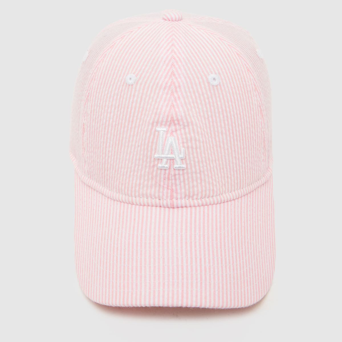New Era Kids 9TWENTY Seersucker Cap in Pale Pink New Era Kids 9TWENTY Seersucker Cap 4