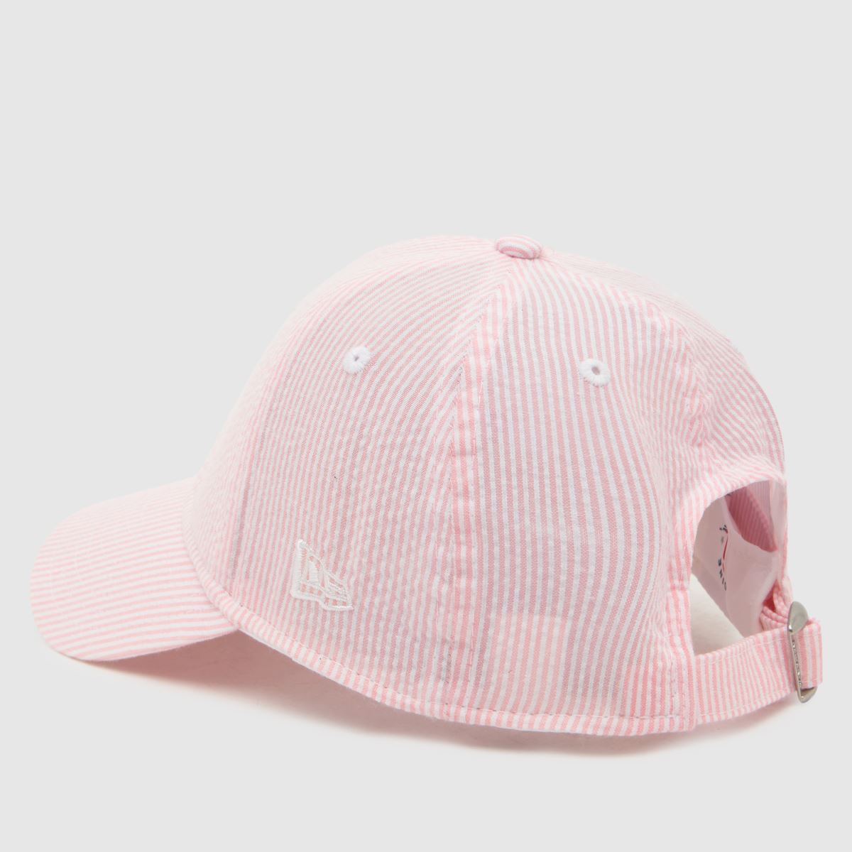 New Era Kids 9TWENTY Seersucker Cap in Pale Pink New Era Kids 9TWENTY Seersucker Cap 7
