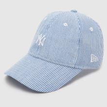 New Era Kids 9TWENTY Seersucker Cap in Pale Blue New Era Kids 9TWENTY Seersucker Cap,2 of 4