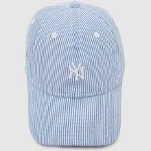 New Era Kids 9TWENTY Seersucker Cap in Pale Blue New Era Kids 9TWENTY Seersucker Cap,3 of 4