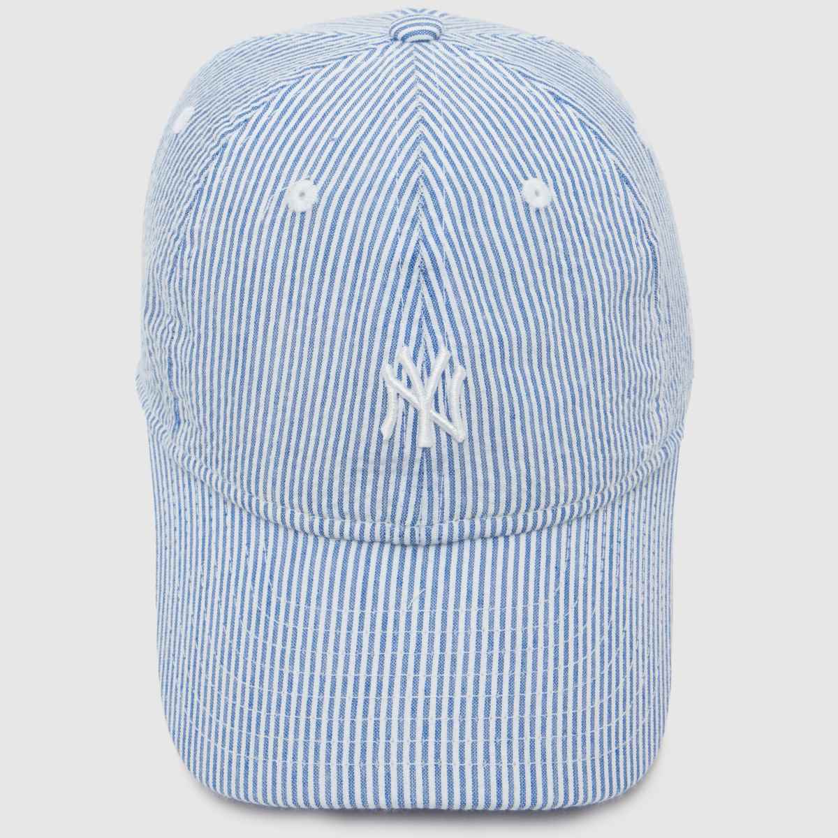 New Era Kids 9TWENTY Seersucker Cap in Pale Blue New Era Kids 9TWENTY Seersucker Cap 4