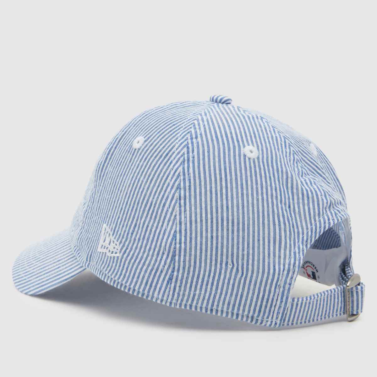 New Era Kids 9TWENTY Seersucker Cap in Pale Blue New Era Kids 9TWENTY Seersucker Cap 7
