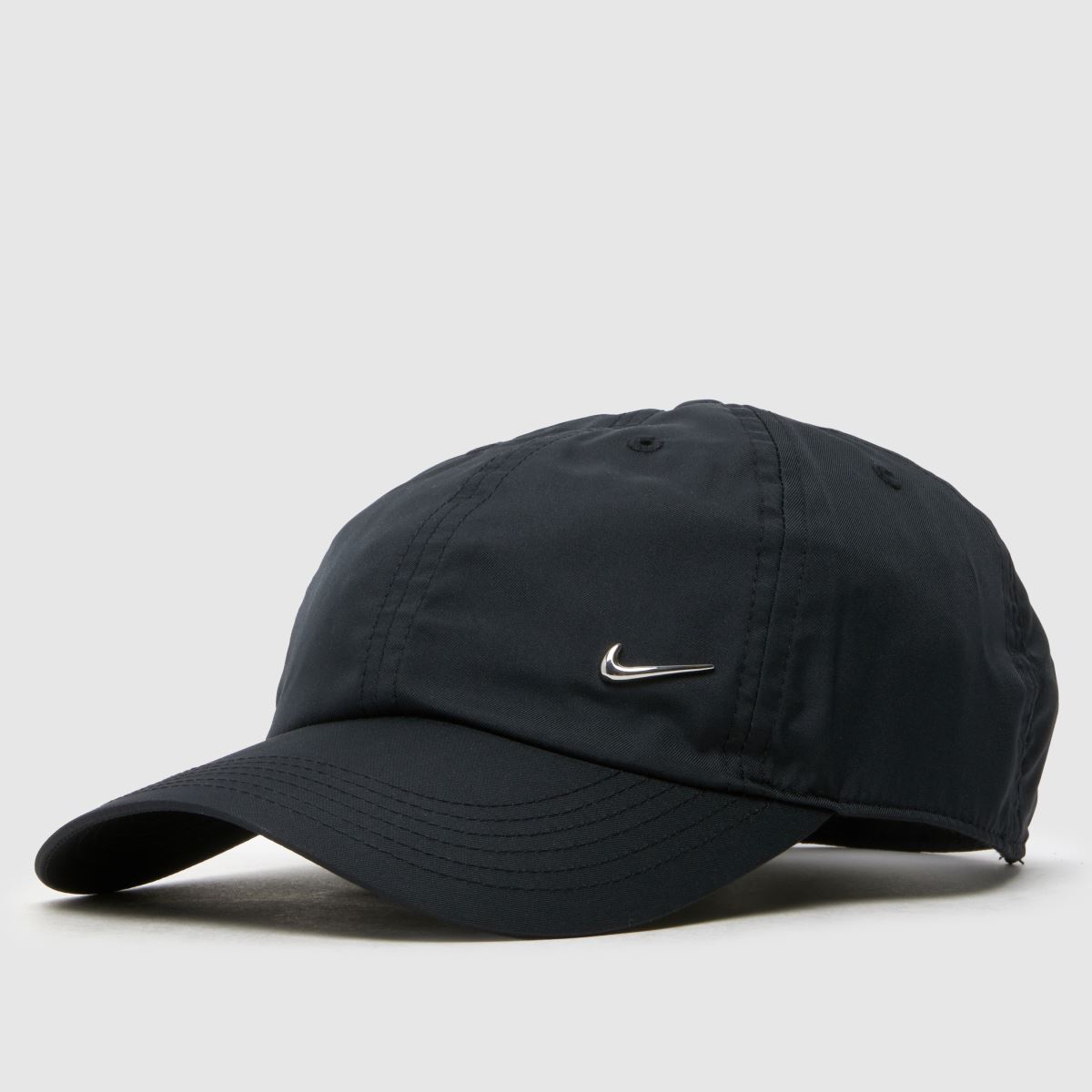 Nike Kids Metal Swoosh Cap in Black Nike Kids Metal Swoosh Cap 1