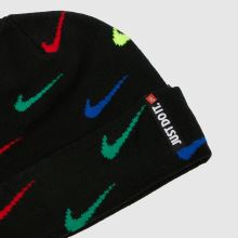 Nike Kids Swoosh Beanie Set in Black Multi Nike Kids Swoosh Beanie Set,2 of 4