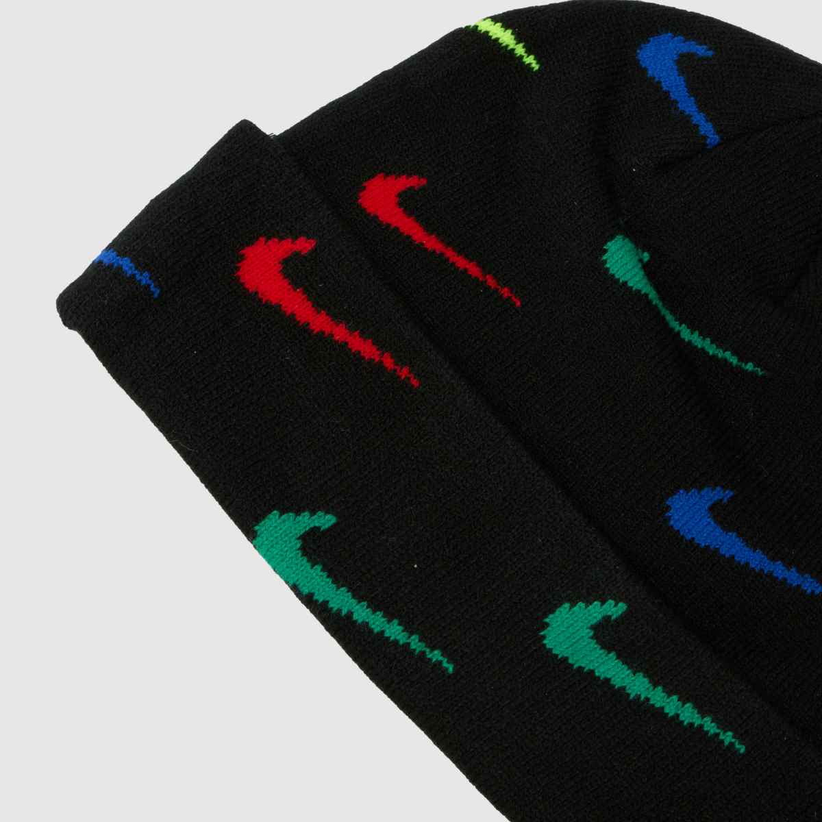 Nike Kids Swoosh Beanie Set in Black Multi Nike Kids Swoosh Beanie Set 7