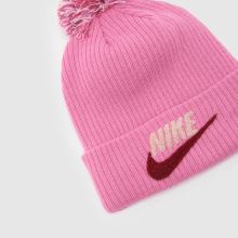Nike Kids Chenille Beanie Set in Pale Pink Nike Kids Chenille Beanie Set,2 of 4