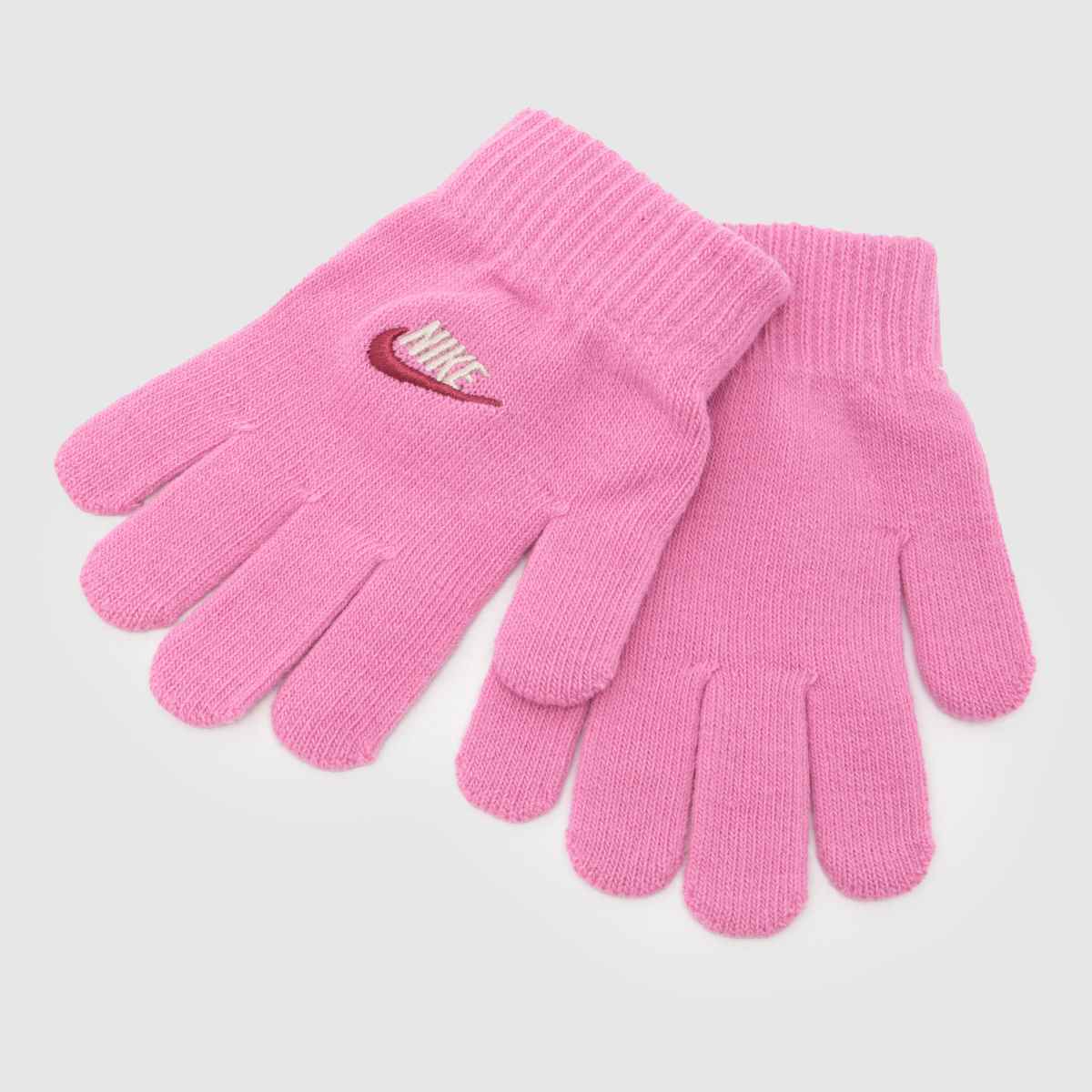 Nike Kids Chenille Beanie Set in Pale Pink Nike Kids Chenille Beanie Set 4
