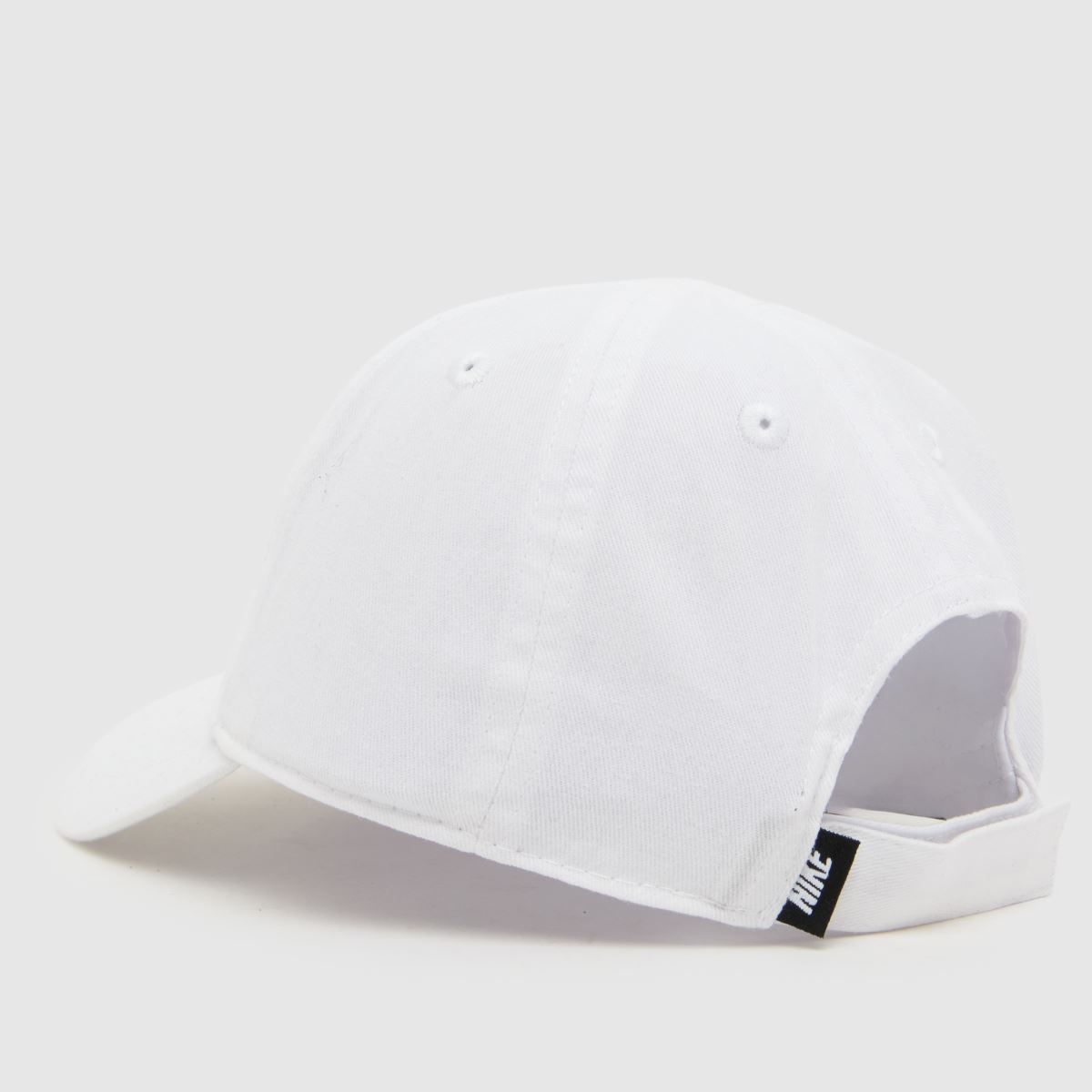Nike Kids Swoosh Ball Cap in White & Black Nike Kids Swoosh Ball Cap 1