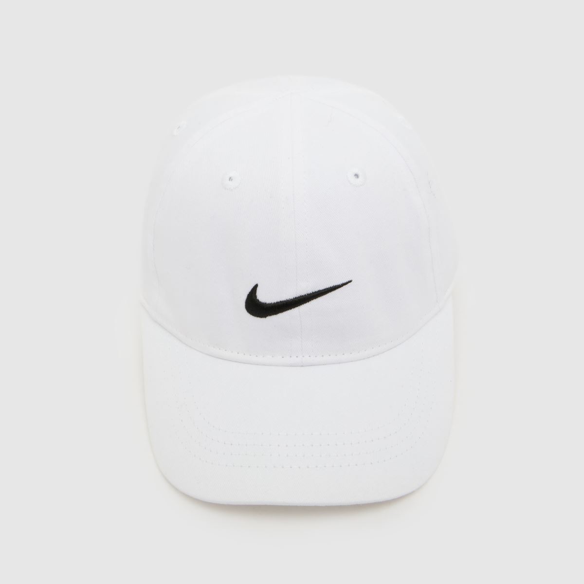 Nike Kids Swoosh Ball Cap in White & Black Nike Kids Swoosh Ball Cap 4