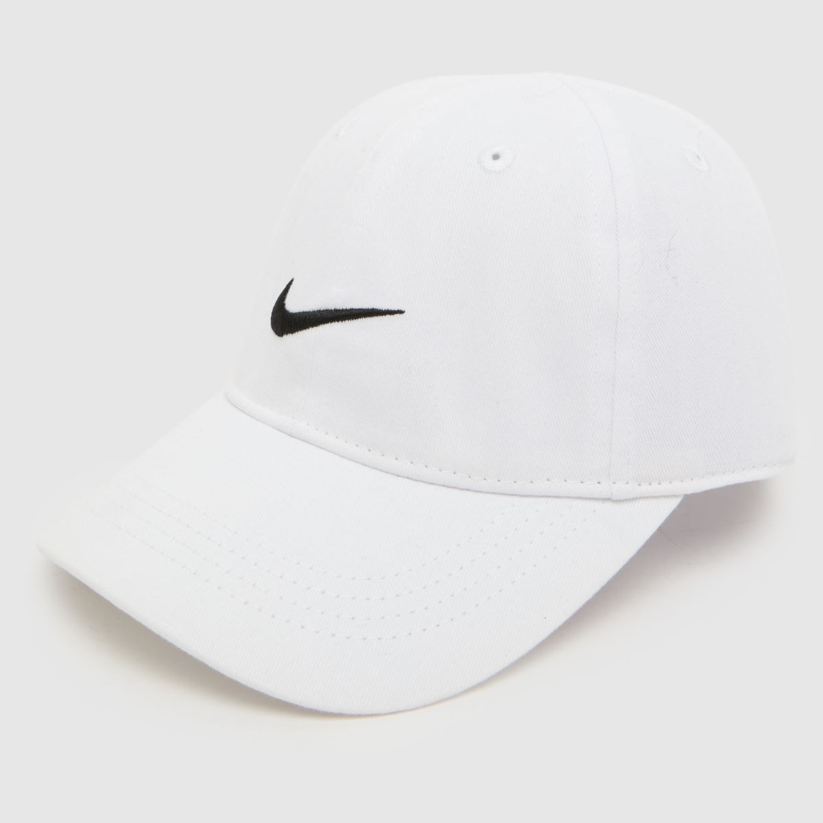 Nike Kids Swoosh Ball Cap in White & Black Nike Kids Swoosh Ball Cap 7