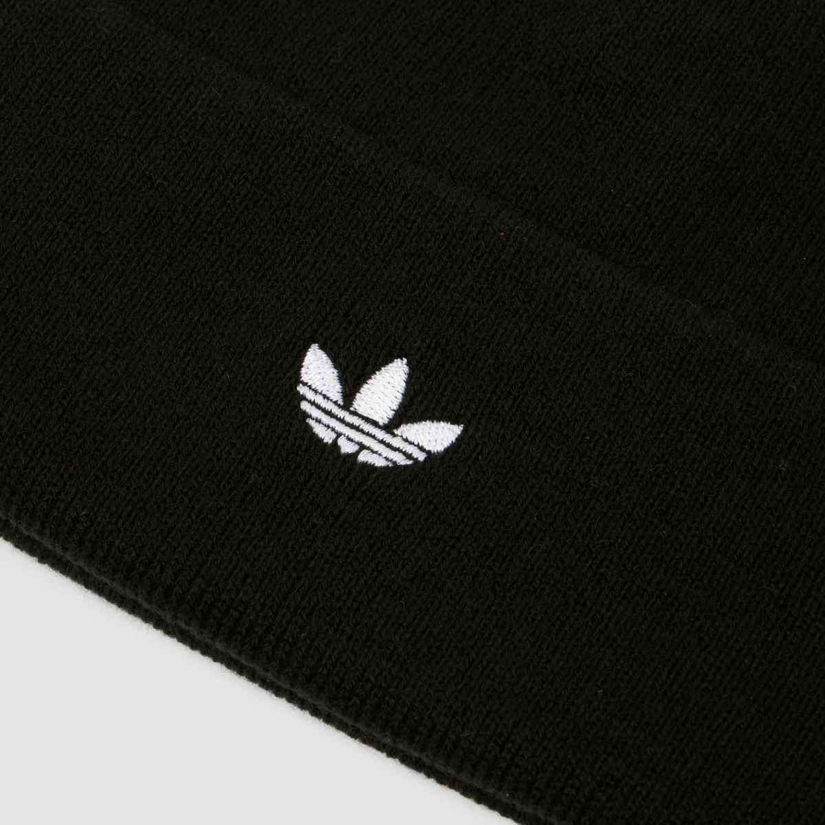 adidas Kids AdiColour Cuff Beanie in Black adidas Kids AdiColour Cuff Beanie 1