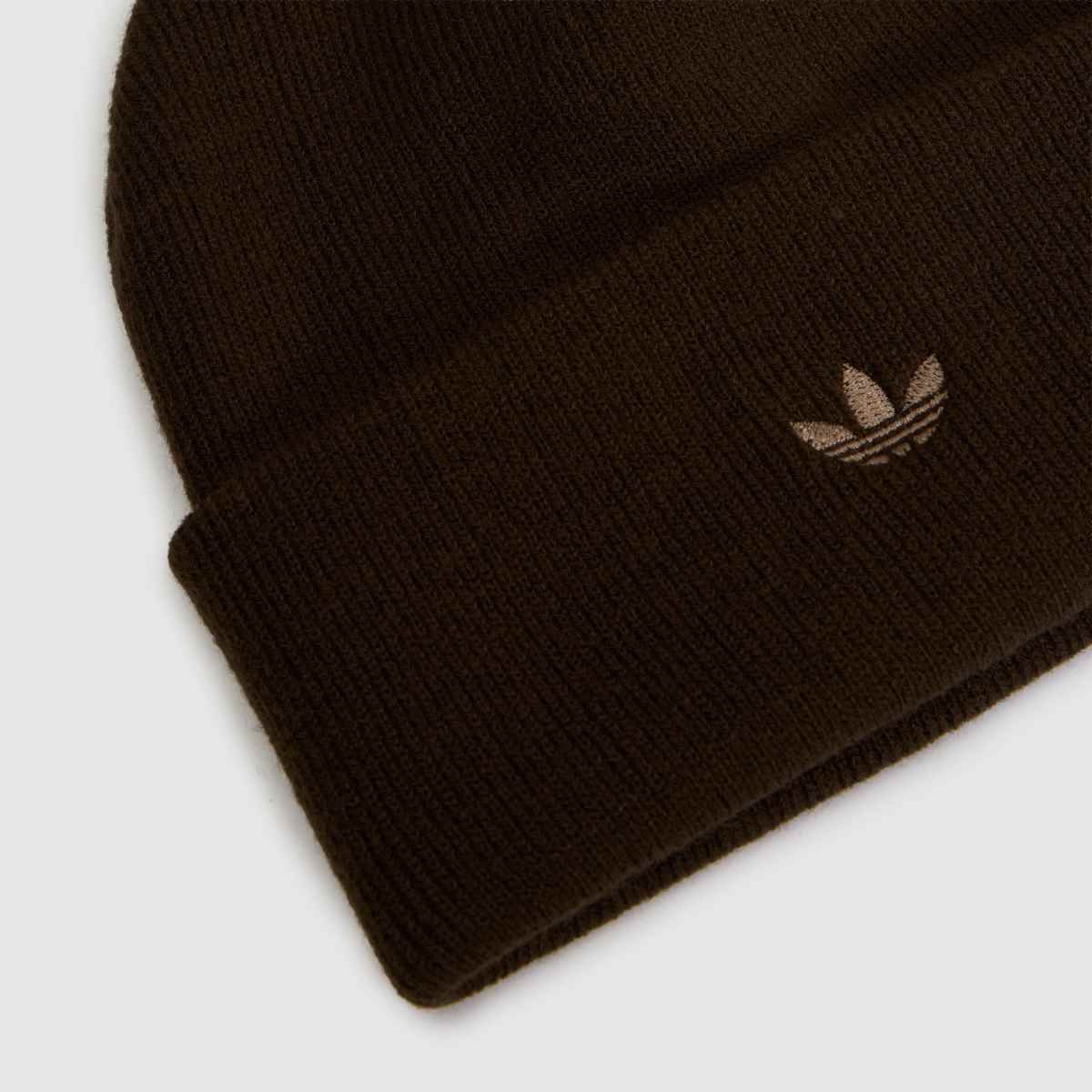 adidas Kids Color Cuff Beanie in Dark Brown adidas Kids Color Cuff Beanie 4