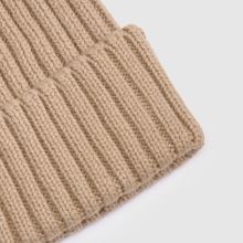 New Balance Small Logo Beanie in Stone New Balance Small Logo Beanie,2 of 4