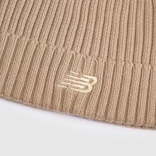 New Balance Small Logo Beanie in Stone New Balance Small Logo Beanie,3 of 4