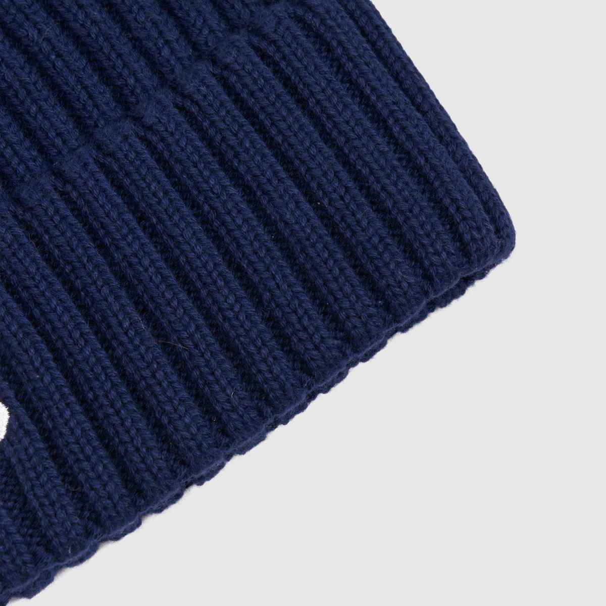 New Balance Small Logo Beanie in Navy New Balance Small Logo Beanie 1
