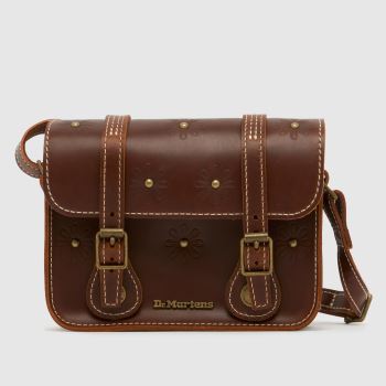 Dr Martens Brown Multi 7 Inch Mayhem Leather Satchel Bags
