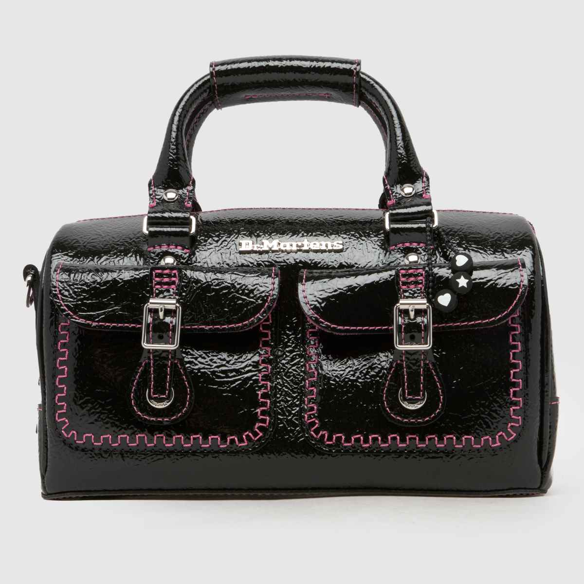 Image of Dr. Martens Black & pink Top Handle Bag