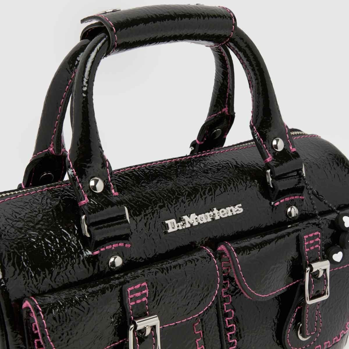 Dr Martens Top Handle Bag in Black & pink Dr Martens Top Handle Bag 1