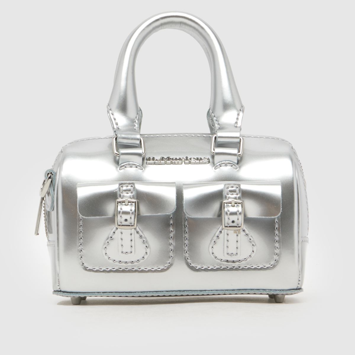 Image of Dr. Martens Silver Mini Top Handle Bag