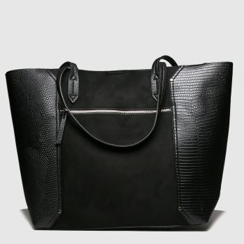 schuh black jade zip front tote schuh black jade zip front tote