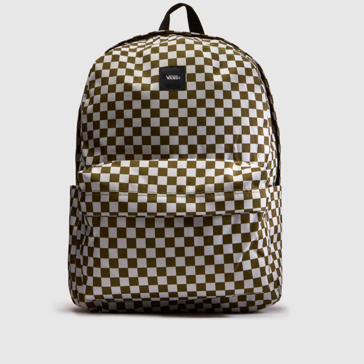 Vans Old Skool Check Backpack in Brown Multi Vans Old Skool Check Backpack