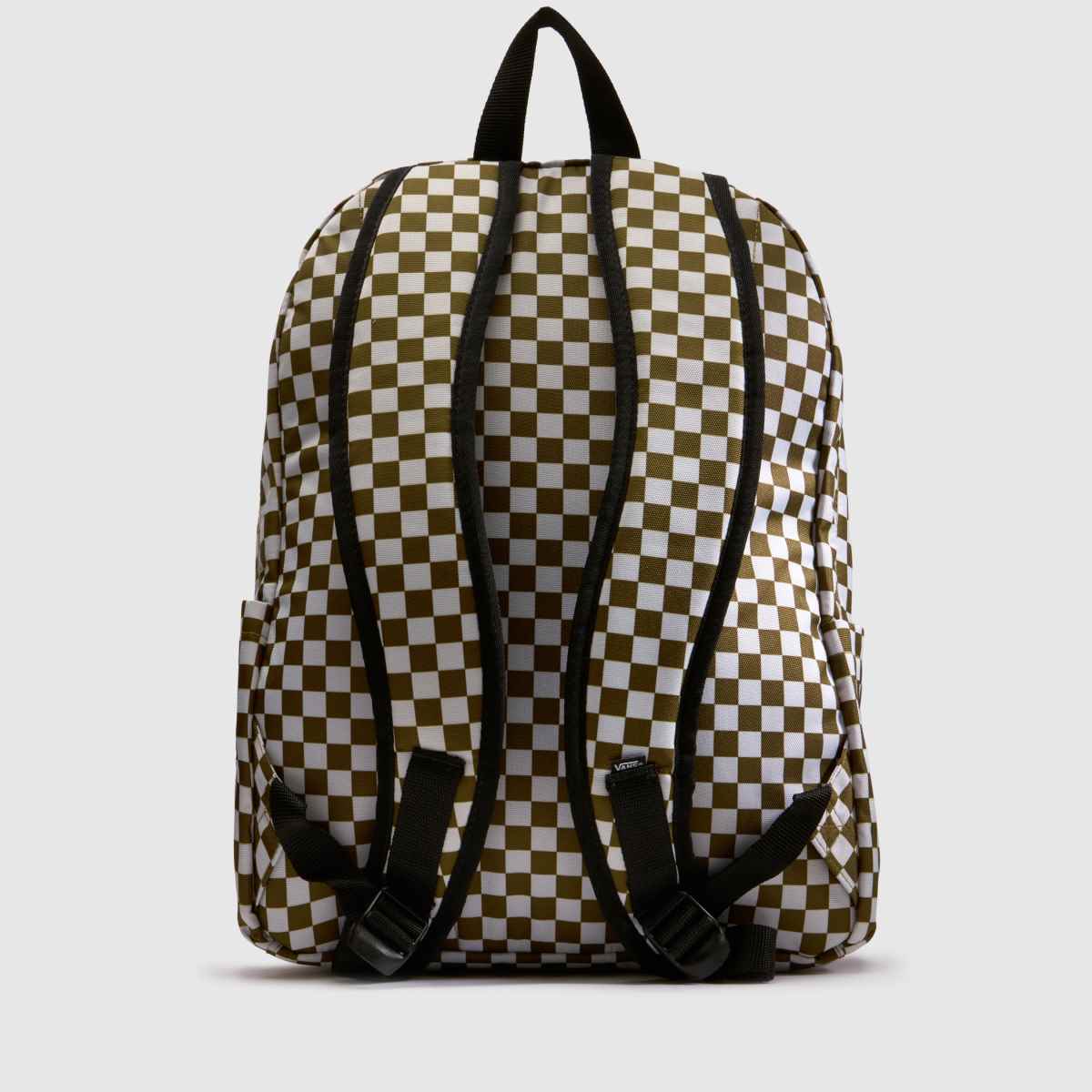 Vans Old Skool Check Backpack in Brown Multi Vans Old Skool Check Backpack 1