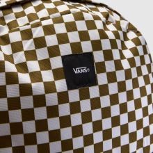 Vans Old Skool Check Backpack in Brown Multi Vans Old Skool Check Backpack,4 of 4