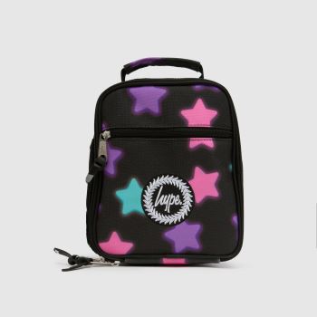 Hype Multi Black Star Glow Lunch Bag Bags