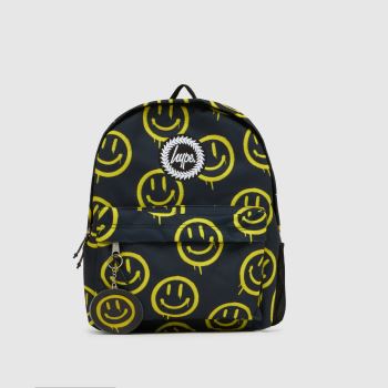 Hype Grey Smiley Charcoal Backpack Bags