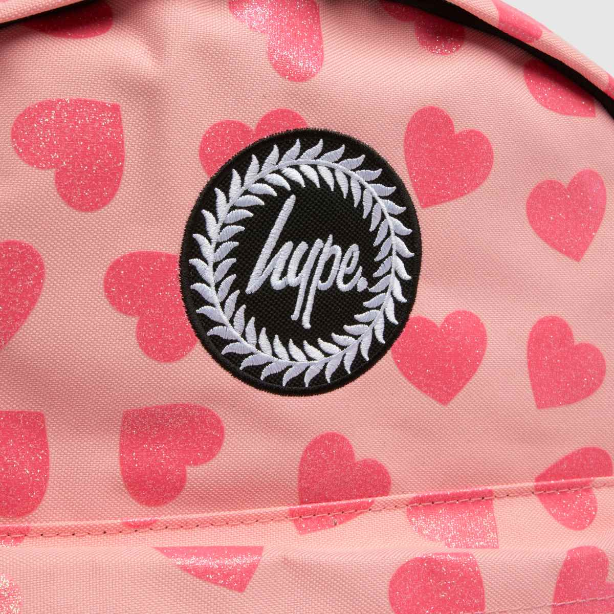 Hype Glitter Heart Backpack in Pink Hype Glitter Heart Backpack 1
