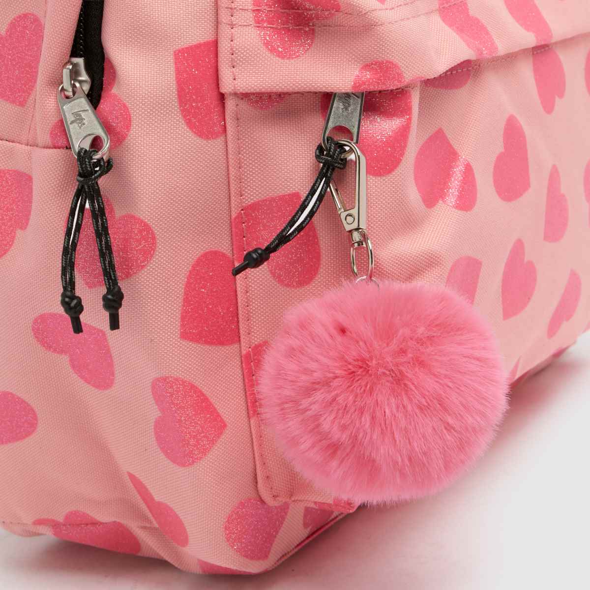 Hype Glitter Heart Backpack in Pink Hype Glitter Heart Backpack 4
