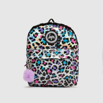 Hype Silver Silver Leopard Backpack Bags