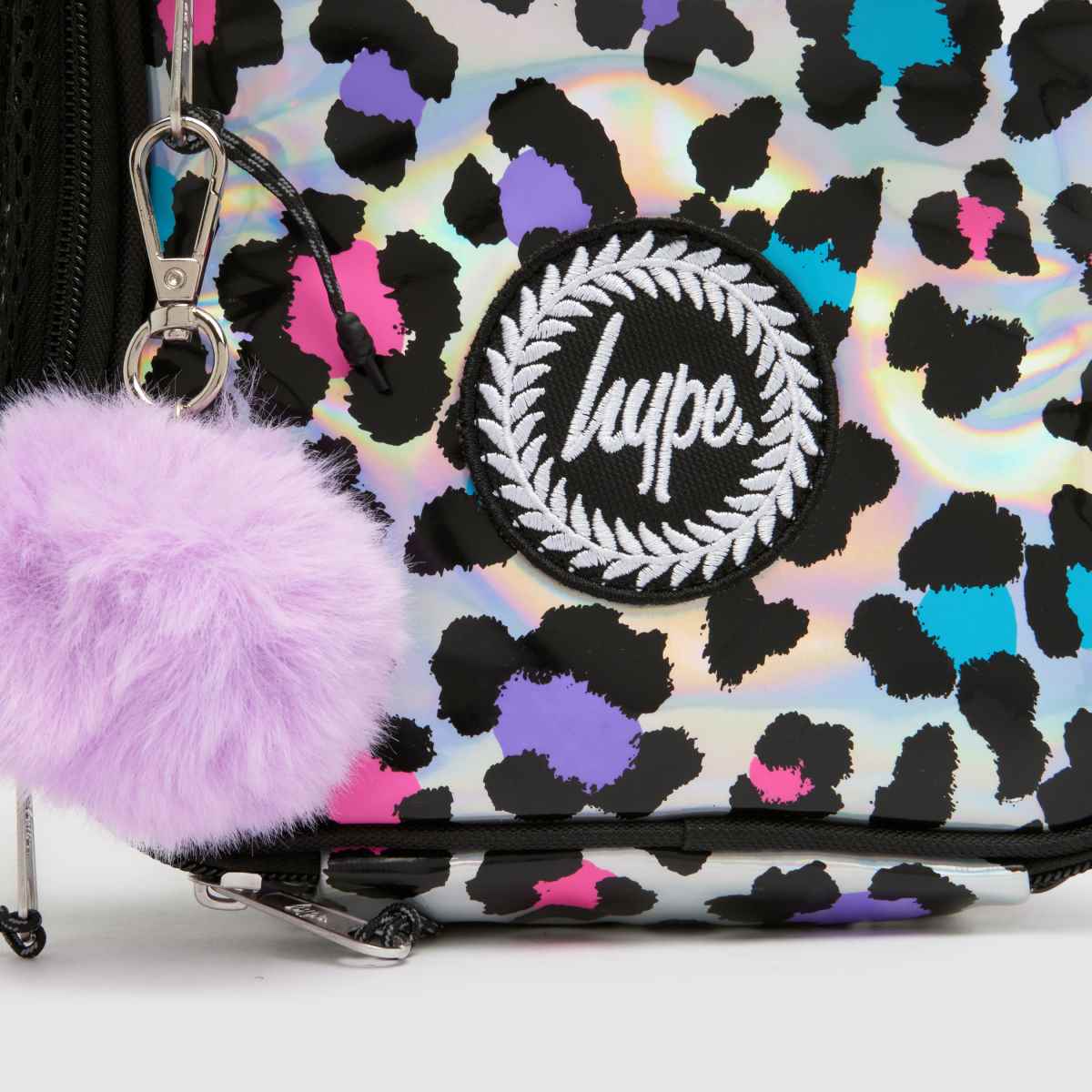 Hype Leopard Lunch Bag in Silver hype Hype Leopard Lunch Bag in Silver 1