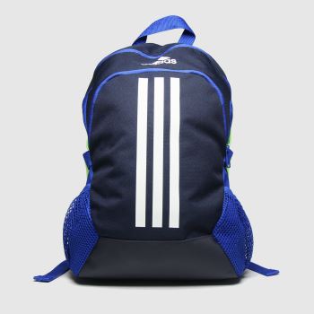 adidas navy & white kids power 5 backpack adidas navy & white kids power 5 backpack