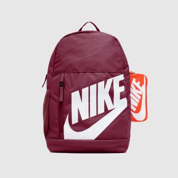Nike Burgundy Elemental Backpack Set Bags