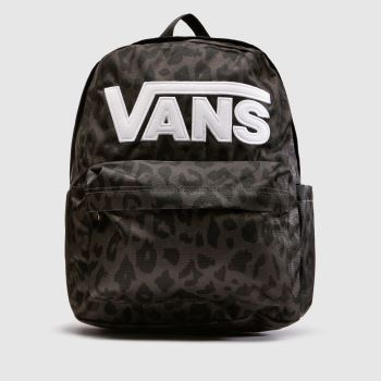 Vans Schwarz-Grau Old Skool Leopard Backpack Taschen