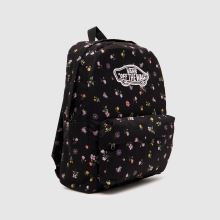 Vans Old Skool Floral Backpack in Black Multi Vans Old Skool Floral Backpack,2 of 4