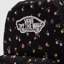 Vans Old Skool Floral Backpack in Black Multi Vans Old Skool Floral Backpack,3 of 4