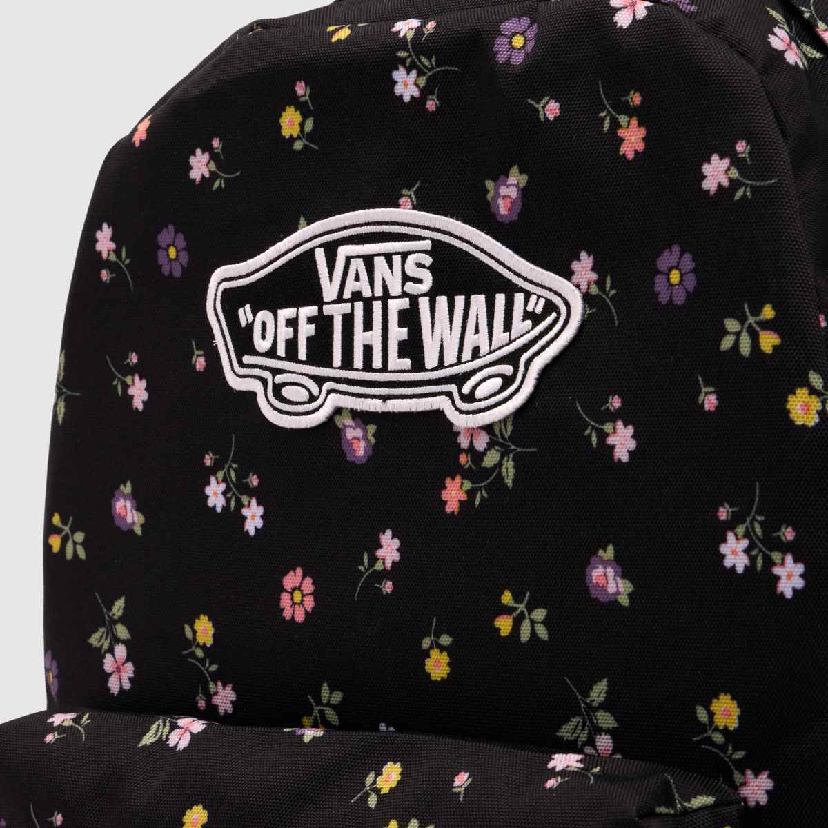 Vans Old Skool Floral Backpack in Black Multi Vans Old Skool Floral Backpack 4