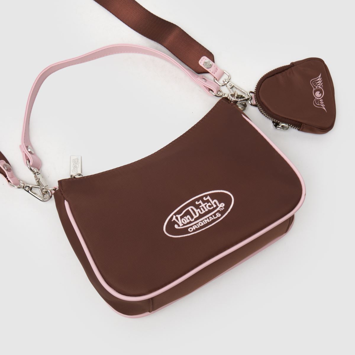 Von Dutch Kacey Shoulder Bag in Brown Von Dutch Kacey Shoulder Bag 7