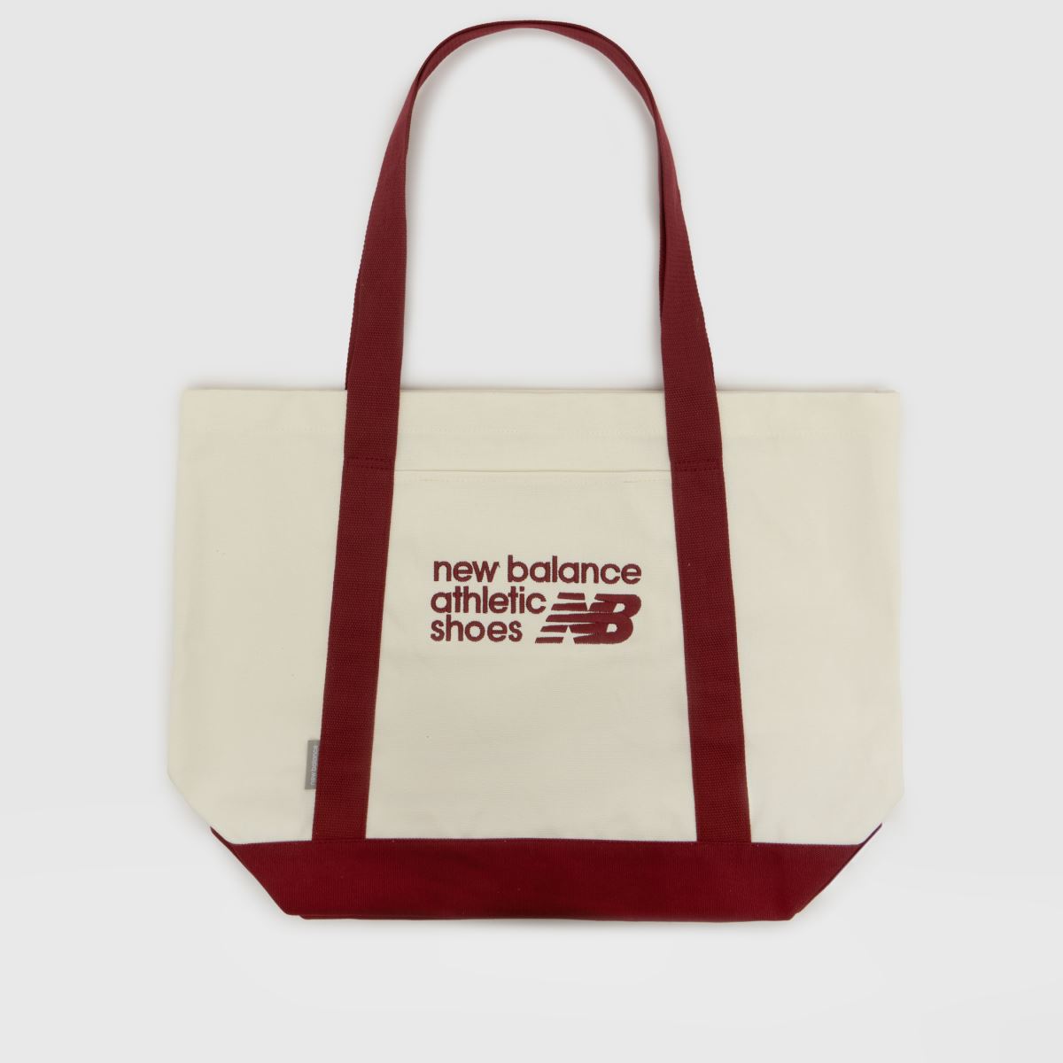 Image of New Balance White & Burgundy Classic Tote Bag