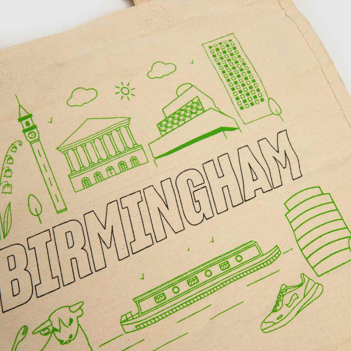schuh Birmingham Canvas Tote Bag in Natural schuh Birmingham Canvas Tote Bag 1