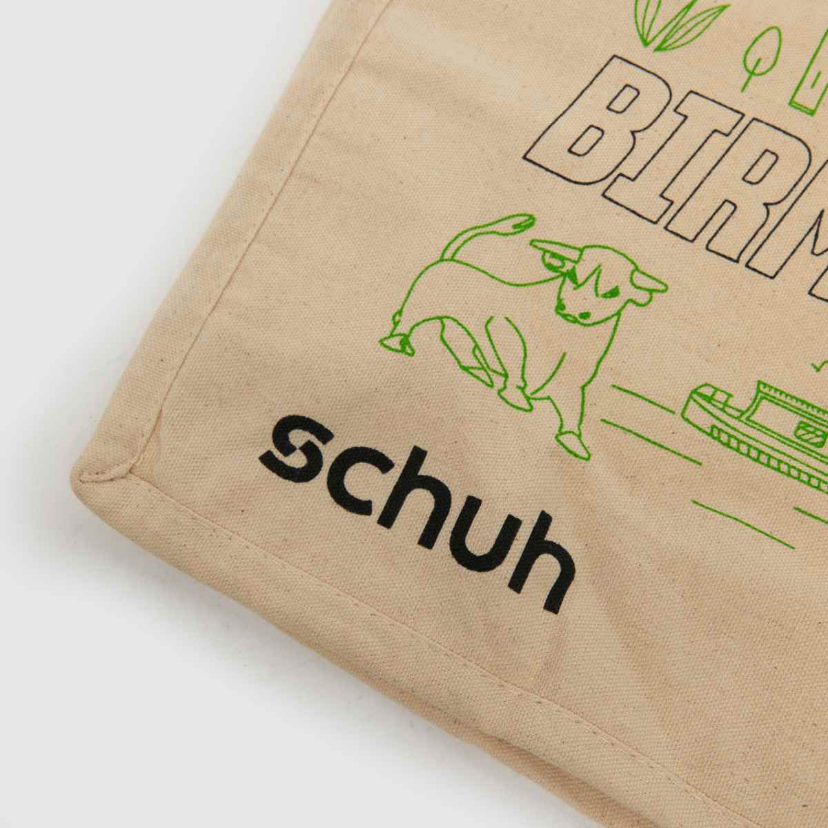 schuh Birmingham Canvas Tote Bag in Natural schuh Birmingham Canvas Tote Bag 4