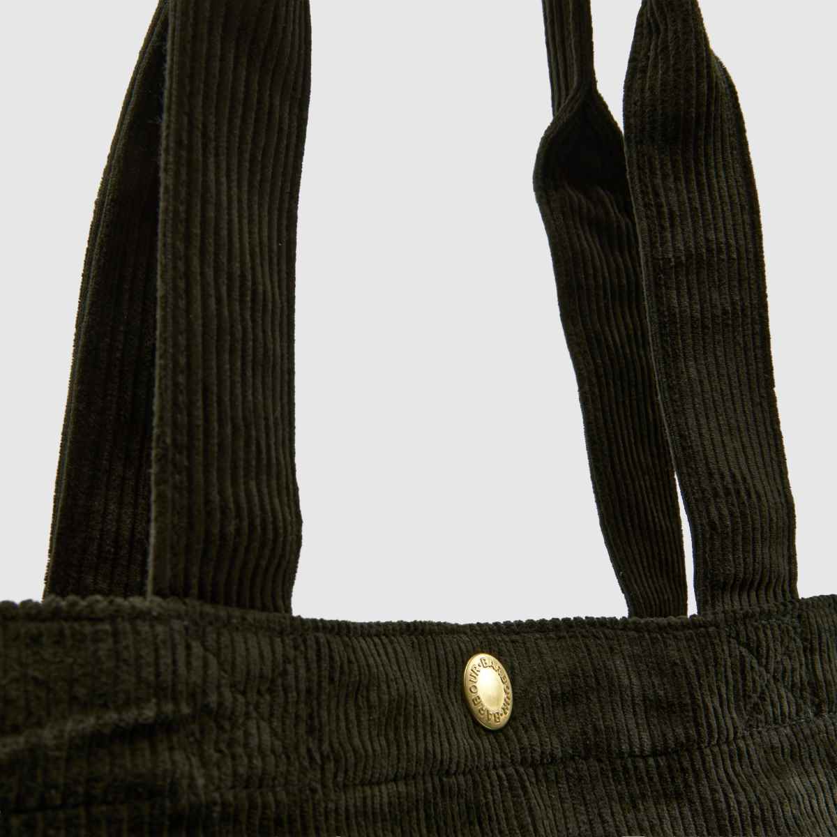 Barbour Carrick Cord Tote in Khaki Barbour Carrick Cord Tote 7